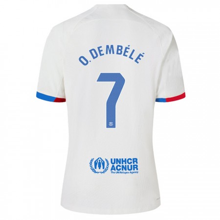 Camisola FC Barcelona O. Dembele 7 Equipamento Alternativa 2023-24 Manga Curta